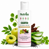 NutriBS Herbal Shampoo for Strong & Long Hair | 100% Botanical Extracts | 200ml