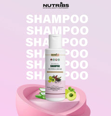 NutriBS Herbal Shampoo for Strong & Long Hair | 100% Botanical Extracts | 200ml