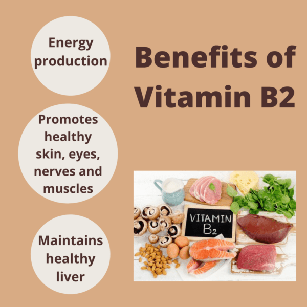 Benefits of vitamin B2