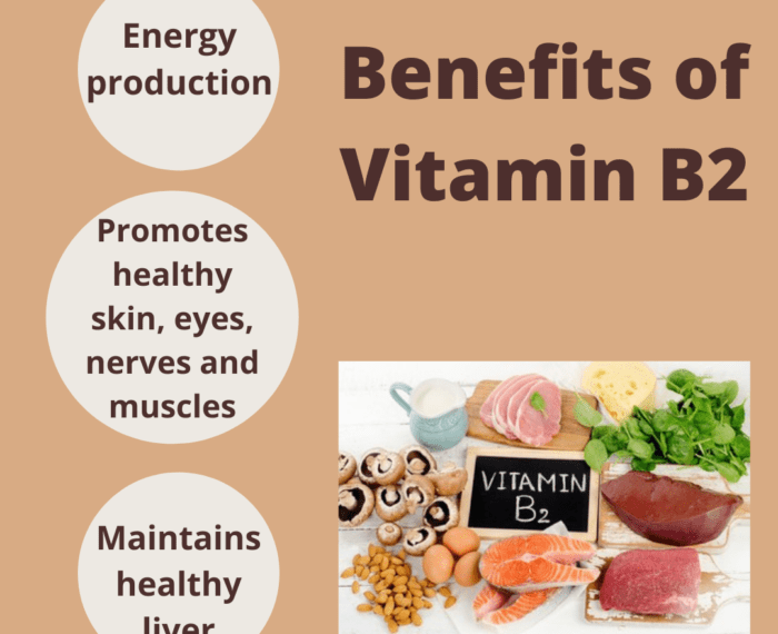 Benefits of vitamin B2