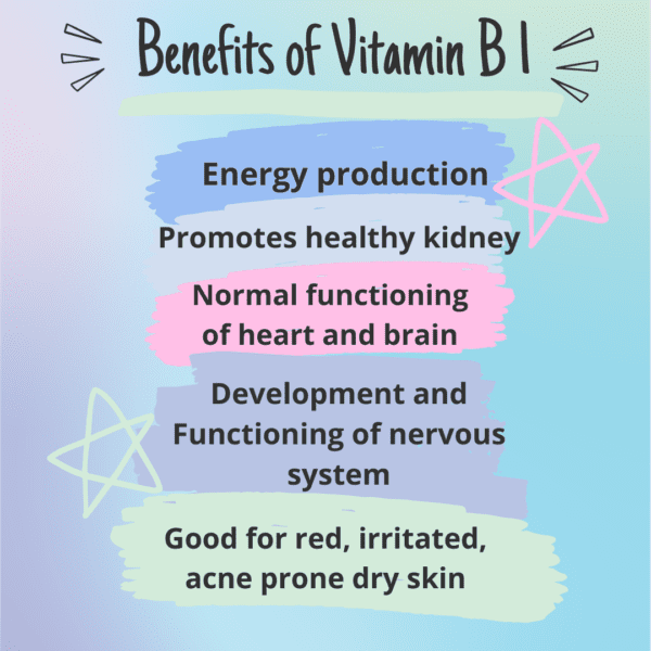Benefits of vitamin B1