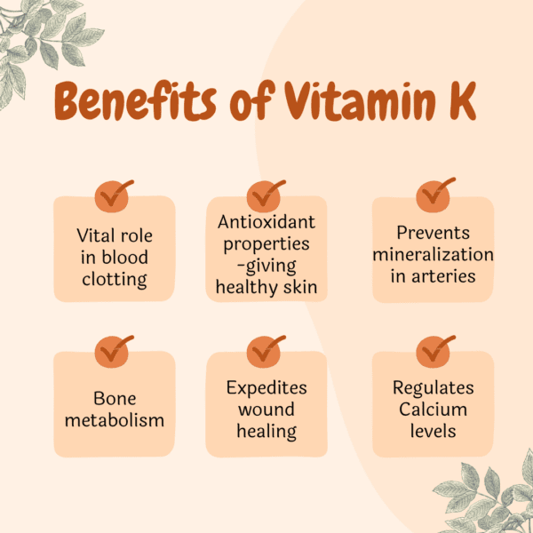 Benefits of vitamin K
