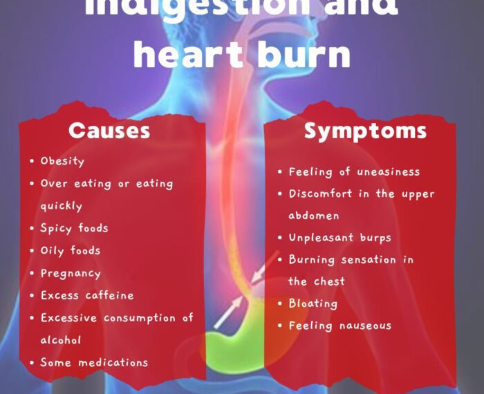 Indigestion and heartburn