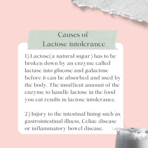 Causes of Lactose intolerance