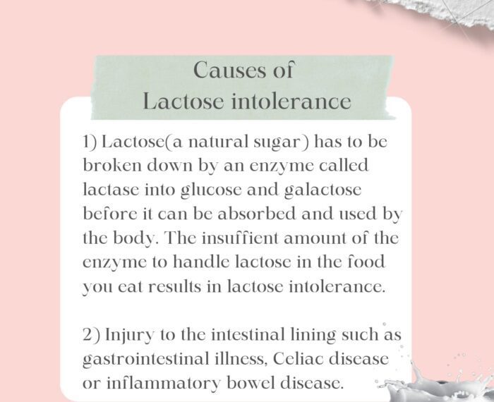 Causes of Lactose intolerance