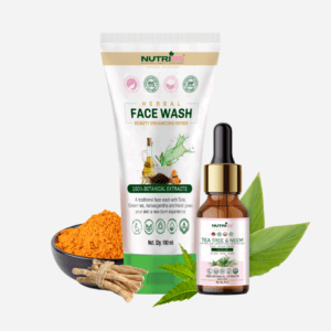 Nutribs Face care combo – Herbal face wash and Face serum