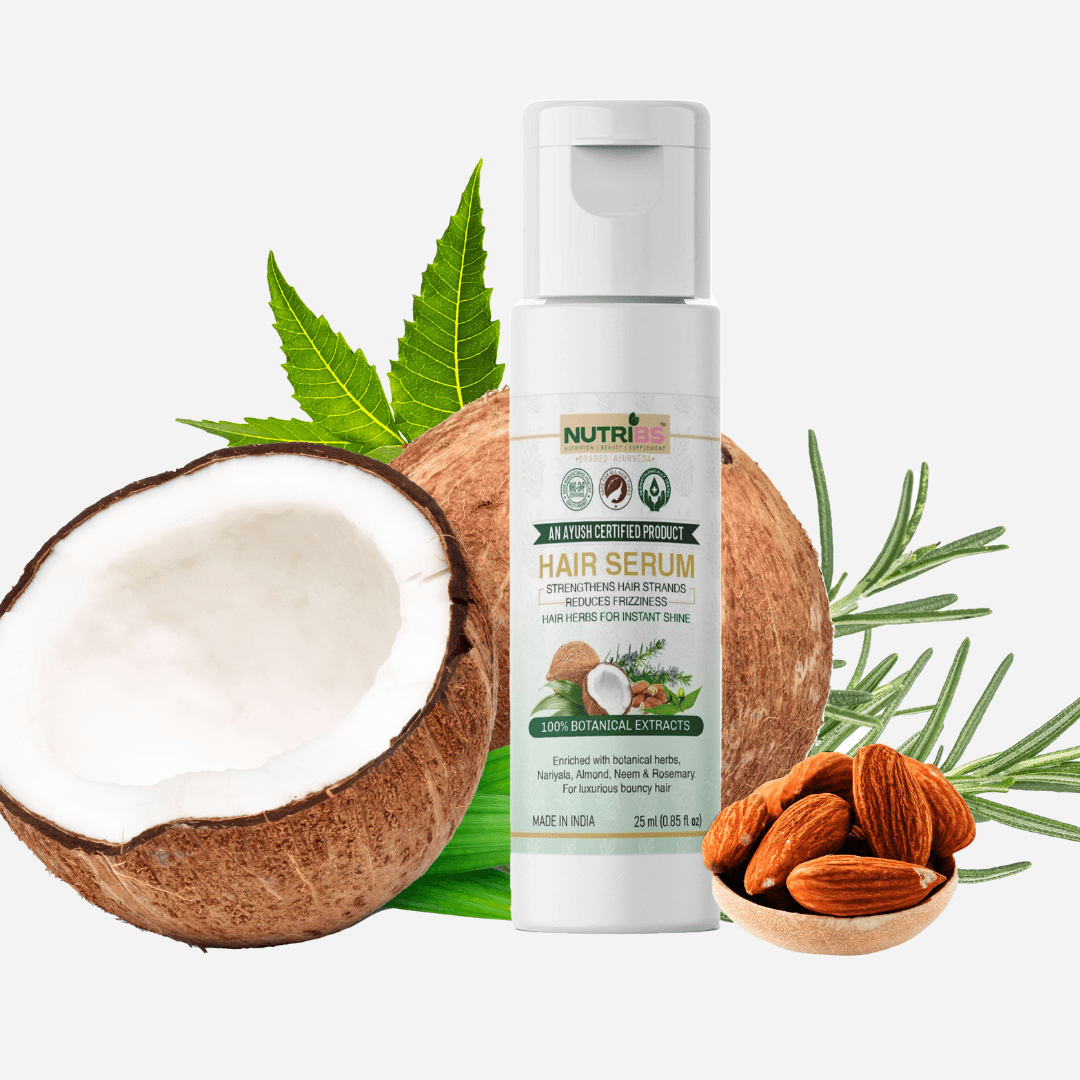 Best Natural Hair Serum in India | Herbal Hair Serum | Nutribs Best Natural Hair Serum in India | Herbal Hair Serum | Nutribs