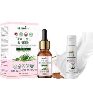 Tea tree & Neem Face serum (50ml) and Body lotion (25ml)
