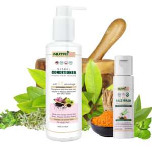 Herbal conditioner (200ml) and Herbal face wash (25ml) combo