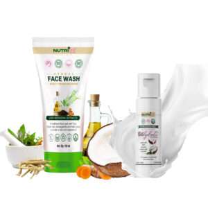 Body lotion and Herbal face wash combo