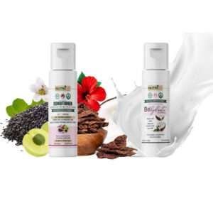 Herbal conditioner (25ml) and Butter-skin body lotion (25ml) combo