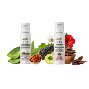 Herbal conditioner (25ml) and Sunscreen SPF 30 (25ml) combo
